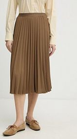 Spódnica Tommy Hilfiger  brązowa WW0WW48538