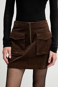 Spódnica Tommy Hilfiger  brązowa WW0WW46649