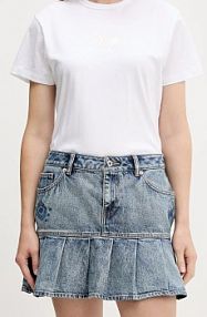 Spódnica jeansowa HUGO Blue  niebieska 50546318