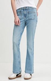 Jeansy Guess Jeans  niebieskie damskie W5YA1Z.D5RA4