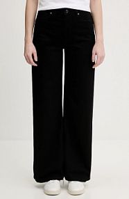 Jeansy Sisley  czarne damskie 4MCPLE04T