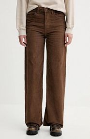 Spodnie eleganckie Levi's  brązowe damskie 001US