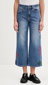 Jeansy Desigual  niebieskie damskie 25WWDD21
