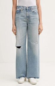 Jeansy Calvin Klein Jeans  niebieskie damskie LV047D745G