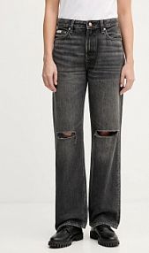 Jeansy Calvin Klein Jeans  czarne damskie LV047D729G