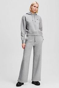Spodnie dresowe Karl Lagerfeld  szare damskie A3W10117
