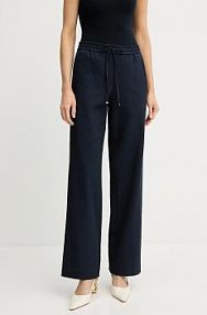 Spodnie eleganckie Boss  granatowe damskie 50543268