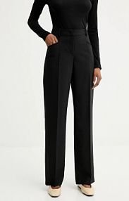 Spodnie eleganckie Boss  czarne damskie 50546613