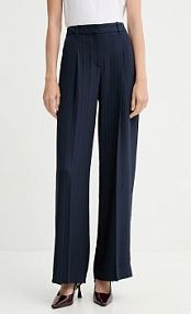 Spodnie eleganckie Boss  granatowe damskie 50548479