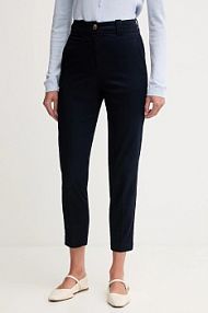 Spodnie eleganckie United Colors of Benetton  granatowe damskie 4FRXDF096