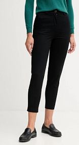 Spodnie eleganckie United Colors of Benetton  czarne damskie 4FRXDF096