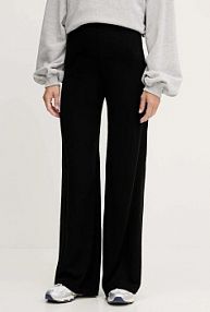 Spodnie eleganckie EA7 Emporio Armani  czarne damskie AF17576.7W000