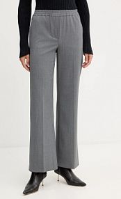 Spodnie eleganckie Weekend Max Mara  szare damskie 2525136032600