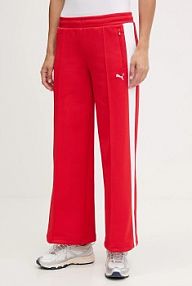 Spodnie dresowe Puma  czerwone damskie 629803