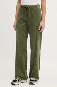 Spodnie dresowe banana moon  zielone damskie BEYOND.QUANDA