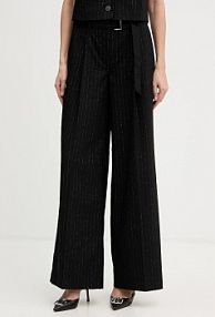 Spodnie eleganckie Guess  czarne damskie W5BB13.W2422