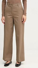 Spodnie eleganckie Sisley  brązowe damskie 4AI6LE03G