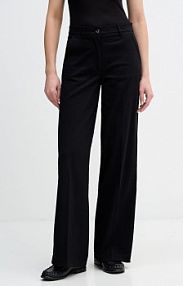 Spodnie eleganckie Sisley  czarne damskie 4AI6LE03G