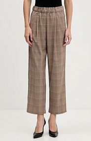 Spodnie eleganckie Sisley  beżowe damskie 4L0SLF07I