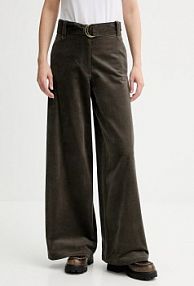 Spodnie eleganckie Sessun  zielone damskie 25107029