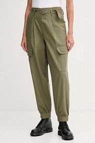 Spodnie eleganckie Pepe Jeans  zielone damskie PL2100016