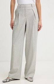 Spodnie eleganckie Boss Orange  szare damskie 50547679