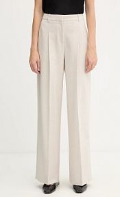 Spodnie eleganckie Boss  beżowe damskie 50548280