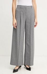 Spodnie eleganckie Boss  szare damskie 50548280