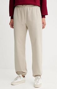 Spodnie dresowe Calvin Klein  beżowe damskie LV044D205G