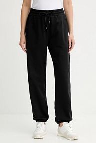 Spodnie dresowe Calvin Klein  czarne damskie LV044D205G