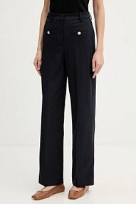 Spodnie eleganckie Morgan  granatowe damskie PLOUI.F