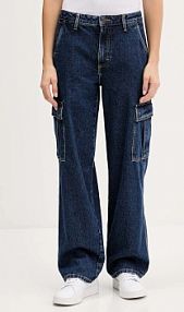 Jeansy Guess Jeans  granatowe damskie W5RA1R.D5M41