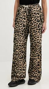 Spodnie eleganckie P.E Nation  brązowe damskie 253P147