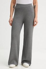 Spodnie dresowe United Colors of Benetton  szare damskie 17Q3DF013