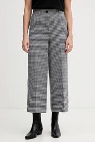 Spodnie eleganckie United Colors of Benetton  czarne damskie 44BWDF0AA