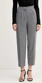 Spodnie eleganckie United Colors of Benetton  czarne damskie 44BWDF0AE