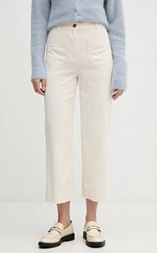 Spodnie eleganckie United Colors of Benetton  beżowe damskie 494BDE02I