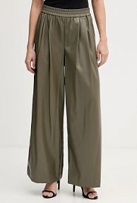 Spodnie eleganckie United Colors of Benetton  zielone damskie 4M3CDF0A8