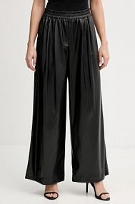 Spodnie eleganckie United Colors of Benetton  czarne damskie 4M3CDF0A8