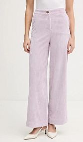 Spodnie eleganckie United Colors of Benetton  fioletowe damskie 4Q5GDF0AI