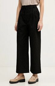 Spodnie eleganckie United Colors of Benetton  czarne damskie 4TUDDF0AF