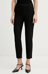 Spodnie eleganckie Sisley  czarne damskie 42T7LF07X