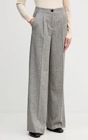 Spodnie eleganckie Sisley  czarne damskie 4D12LF07V