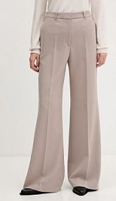 Spodnie eleganckie HUGO  beżowe damskie 50545533