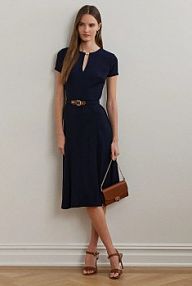 Sukienka Lauren Ralph Lauren  granatowa 200973369