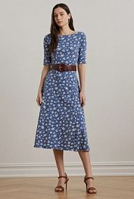 Sukienka Lauren Ralph Lauren  niebieska 200976993