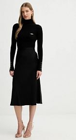 Sukienka Elisabetta Franchi  czarna AM06B56E2