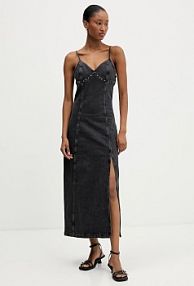 Sukienka jeansowa Tommy Jeans  szara DW0DW21634