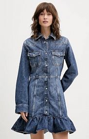 Sukienka jeansowa Tommy Jeans  granatowa DW0DW21635