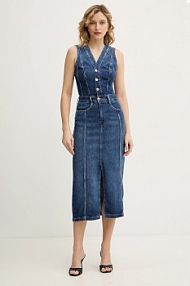 Sukienka jeansowa Guess  niebieska W5BK40.D0615